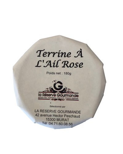 TERRINE A L'AIL ROSE 180g